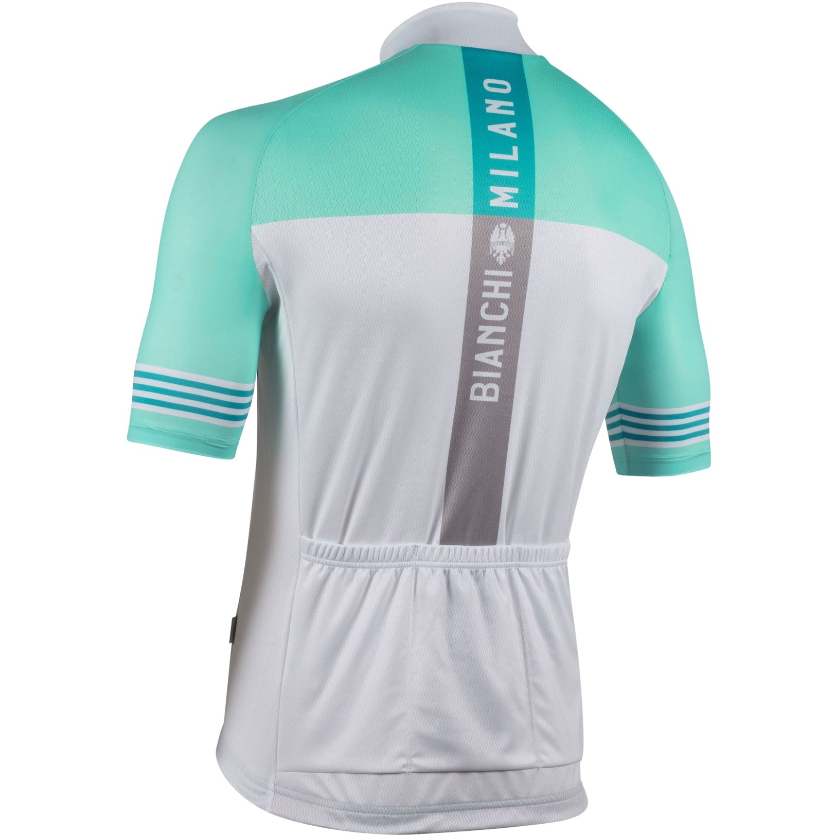 Bianchi Milano Prizzi Men's Cycling Jersey | White/Celeste