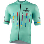 Bianchi Milano Fanaco Men's Cycling Jersey | Celeste