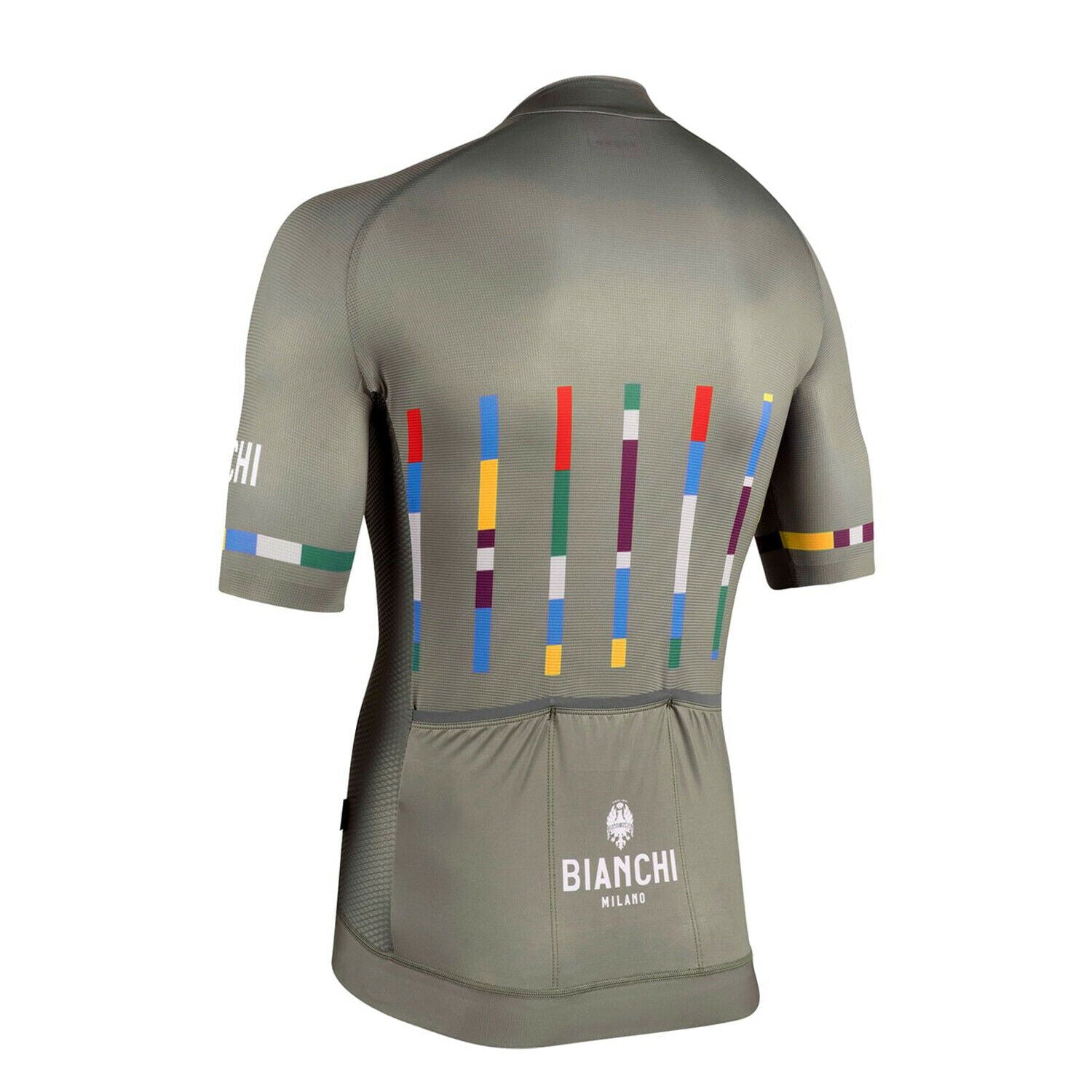 Bianchi Milano Fanaco Men's Cycling Jersey | Silver