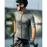 Bianchi Milano Fanaco Men's Cycling Jersey | Silver
