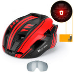 West Biking Cycling Helmet with Integrated Goggles