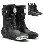 ILM Motorcycle Racing Boots Enhanced Ventilation Anti Slip Street Riding Sport Footwear CE Protective Gear Model BRC1
