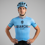 Bianchi Isalle Men's Cycling Jersey | Blue