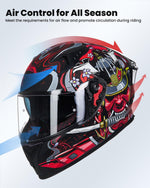 ILM Full Face Motorcycle Helmet | Model Z501