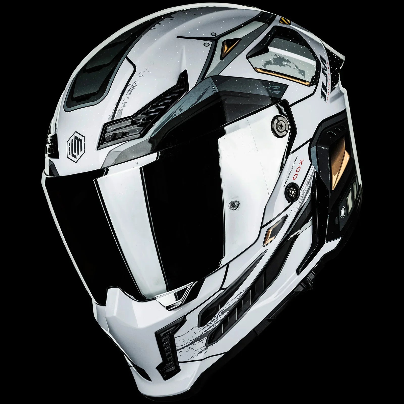 ILM Moto Full Face Helmet DOT ECE Powersports Dual Visor Street Racing with Pinlock Cascos para Motos | MF509 Pro