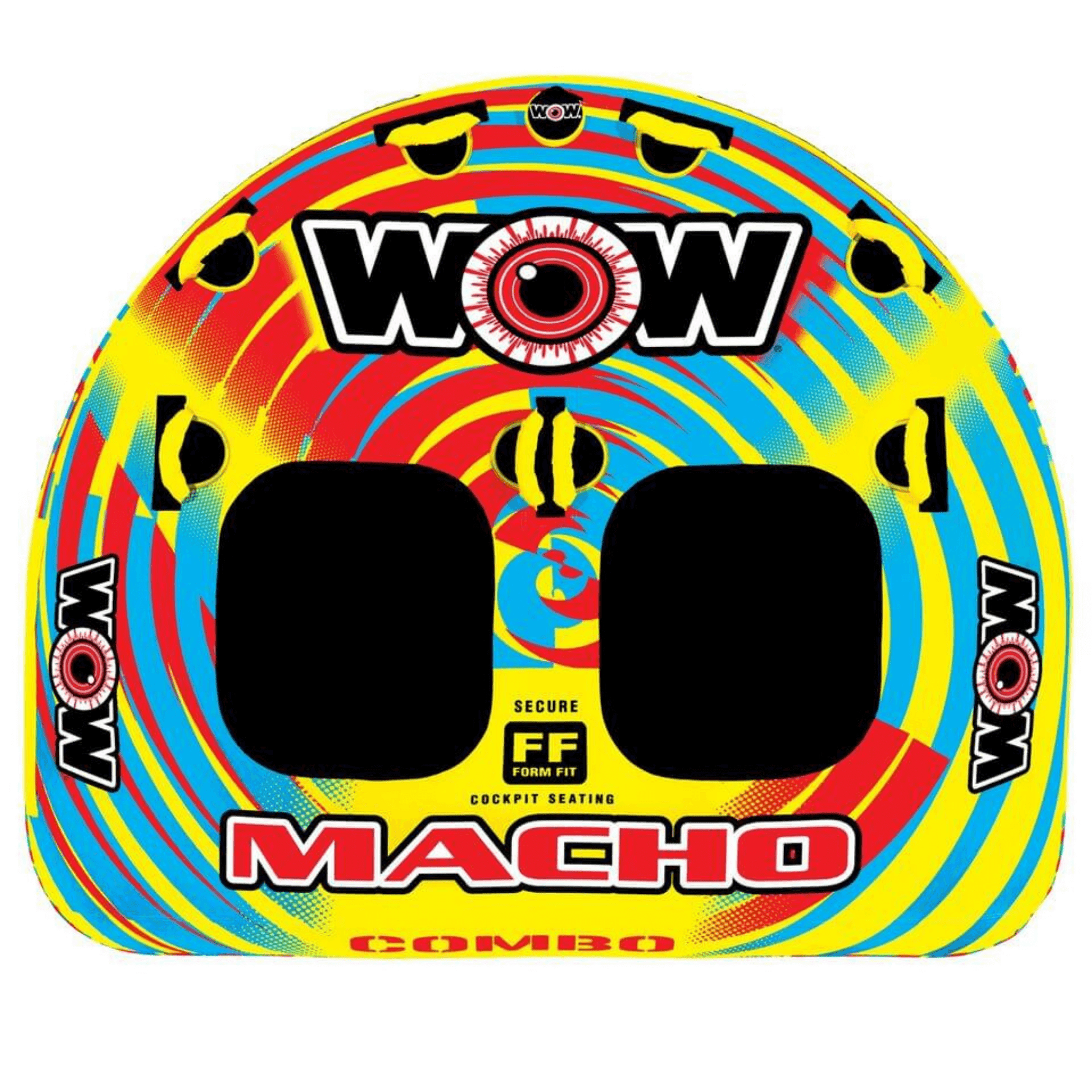 WOW Watersports Macho Towable Water Tube with  Multiple Riding Positions