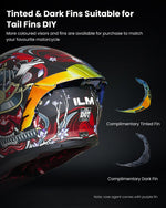 ILM Full Face Motorcycle Helmet | Model Z501