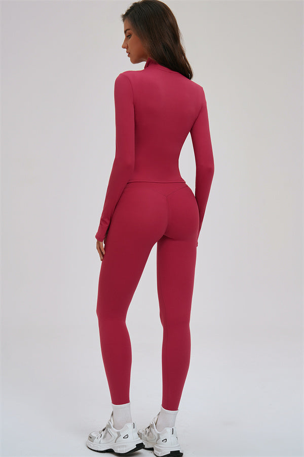 The Kinetic Zip Jacket Sports Bra Leggings | 3-Piece Set