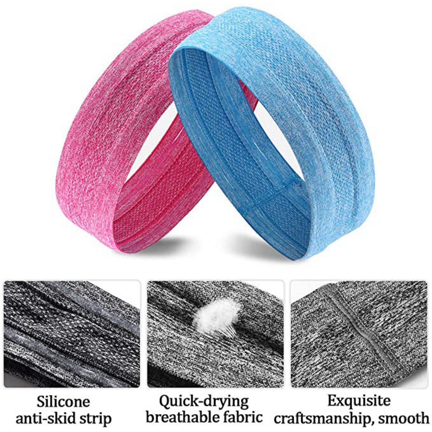 JupiterGear Sweat Wicking Fitness Headband for Yoga, Running and Exercise