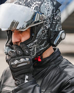 ILM Motorcycle Bluetooth Headset Helmet 2100M Intercom IP67 WP Noise Cancellation RANGEPRO