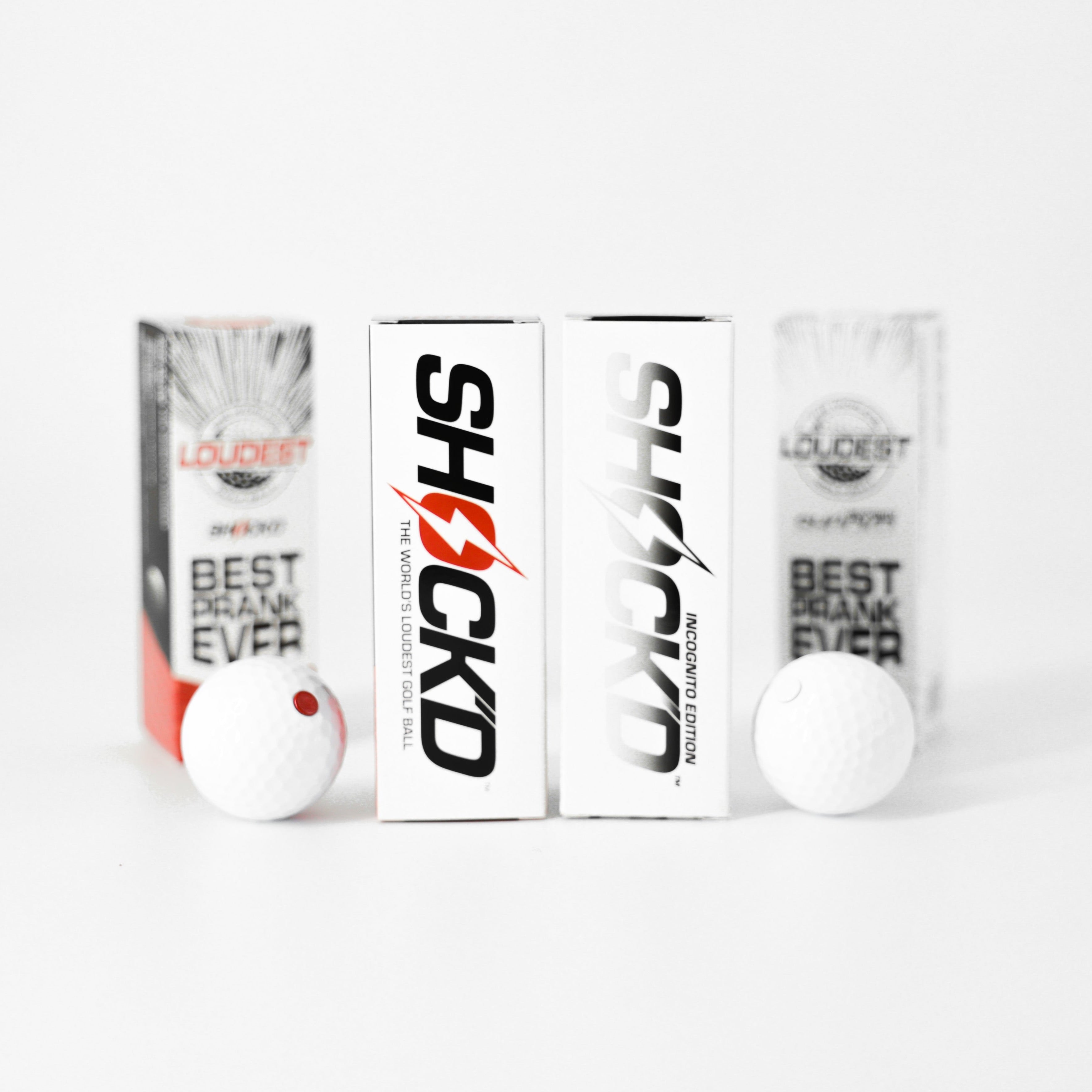 Buy 3 Get 1 Free Bundle | SHOCK'D Golf Balls