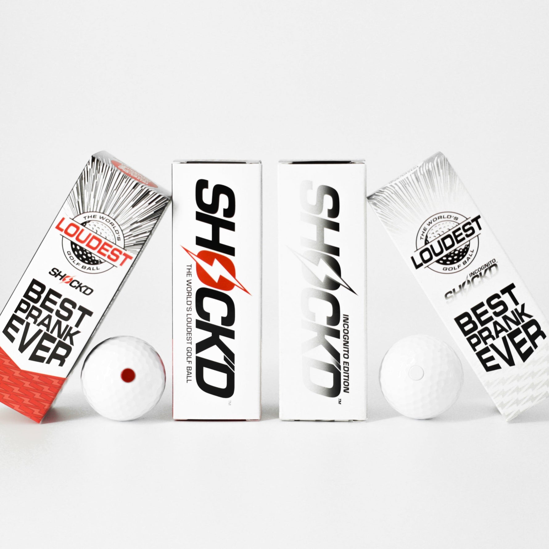 Buy 3 Get 1 Free Bundle | SHOCK'D Golf Balls