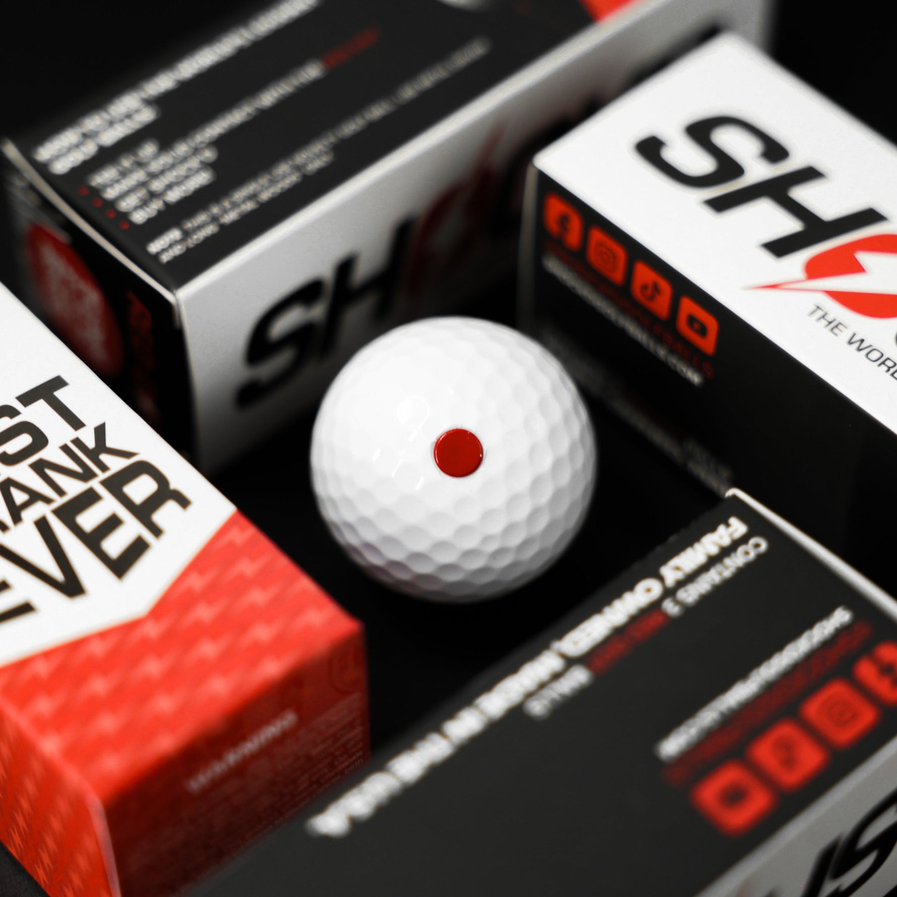 Buy 3 Get 1 Free Bundle | SHOCK'D Golf Balls
