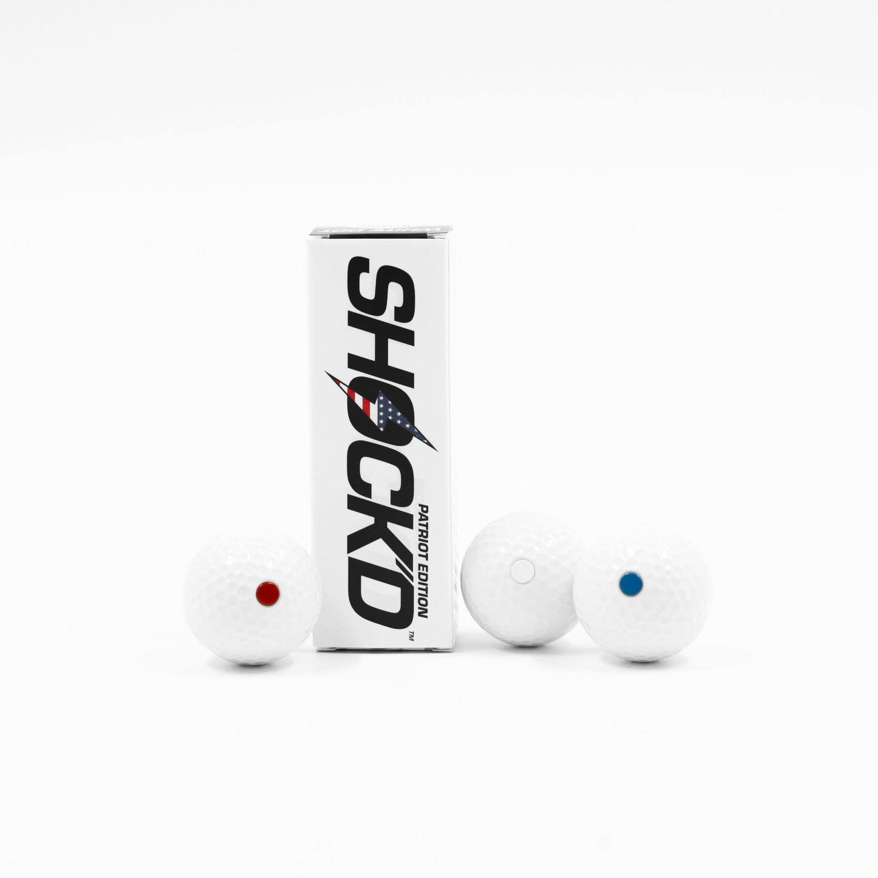 SHOCK'D Golf Balls | Patriot Edition