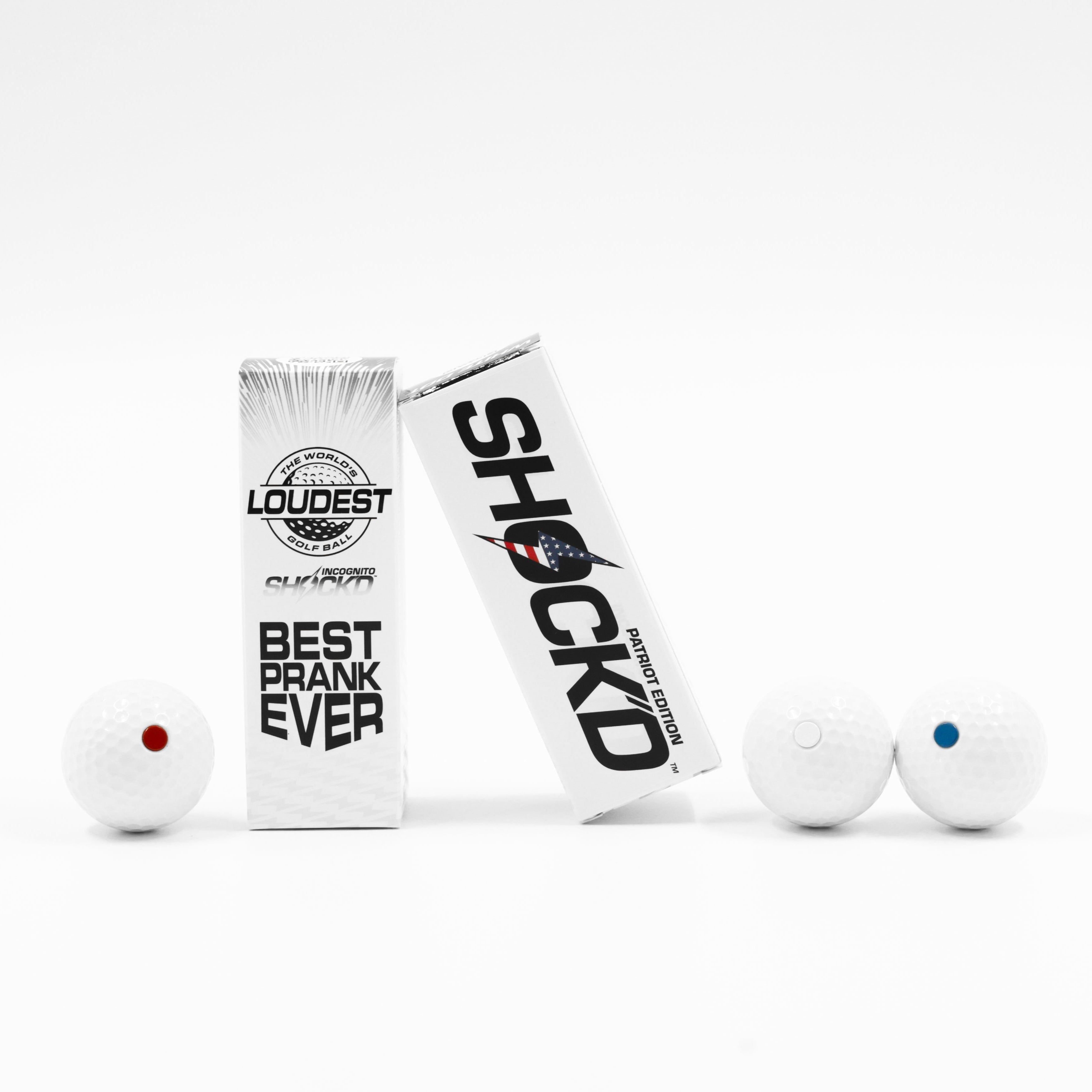 SHOCK'D Golf Balls | Patriot Edition