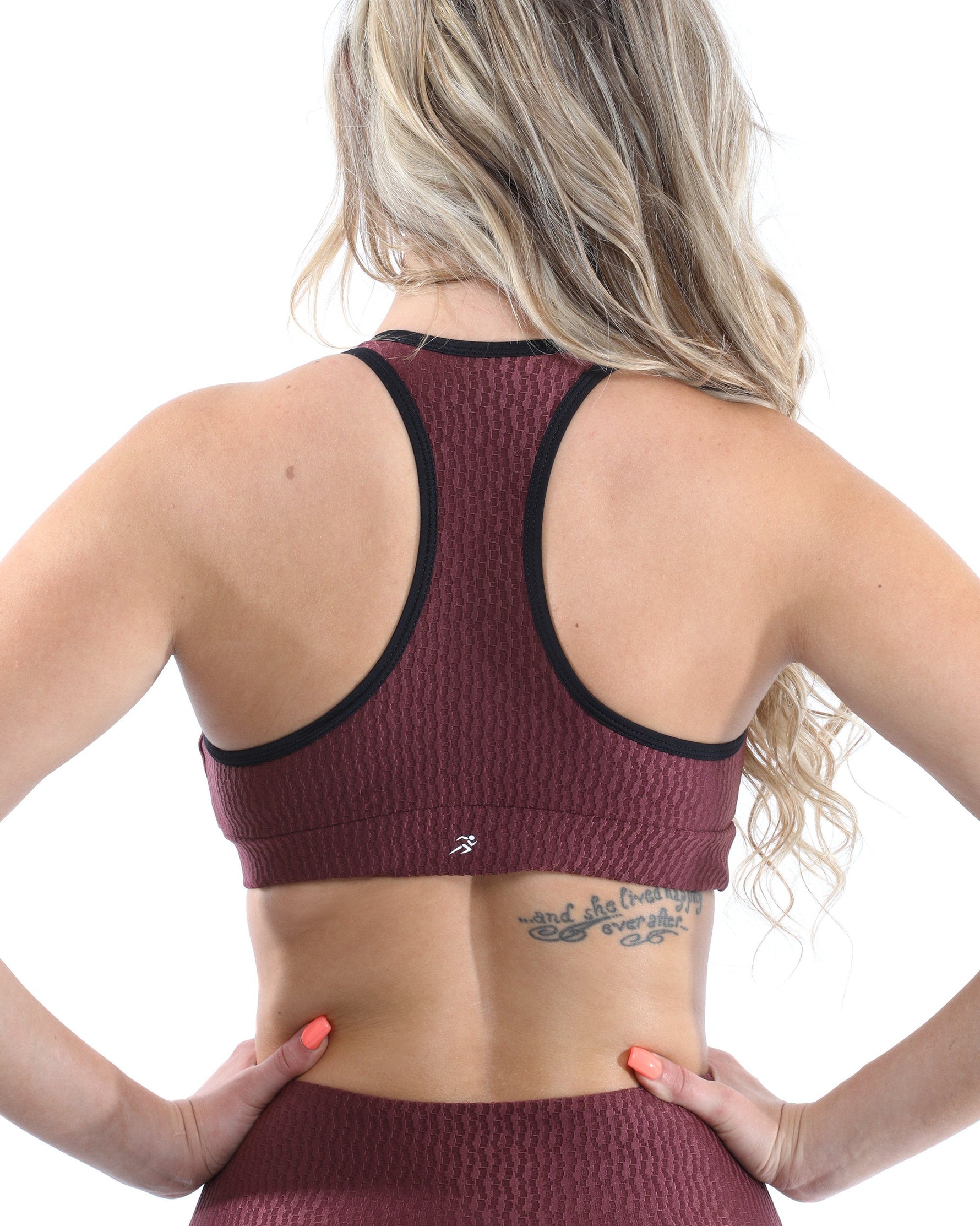 SALE! 50% OFF! Verona Activewear Leggings & Sports Bra Set | Maroon