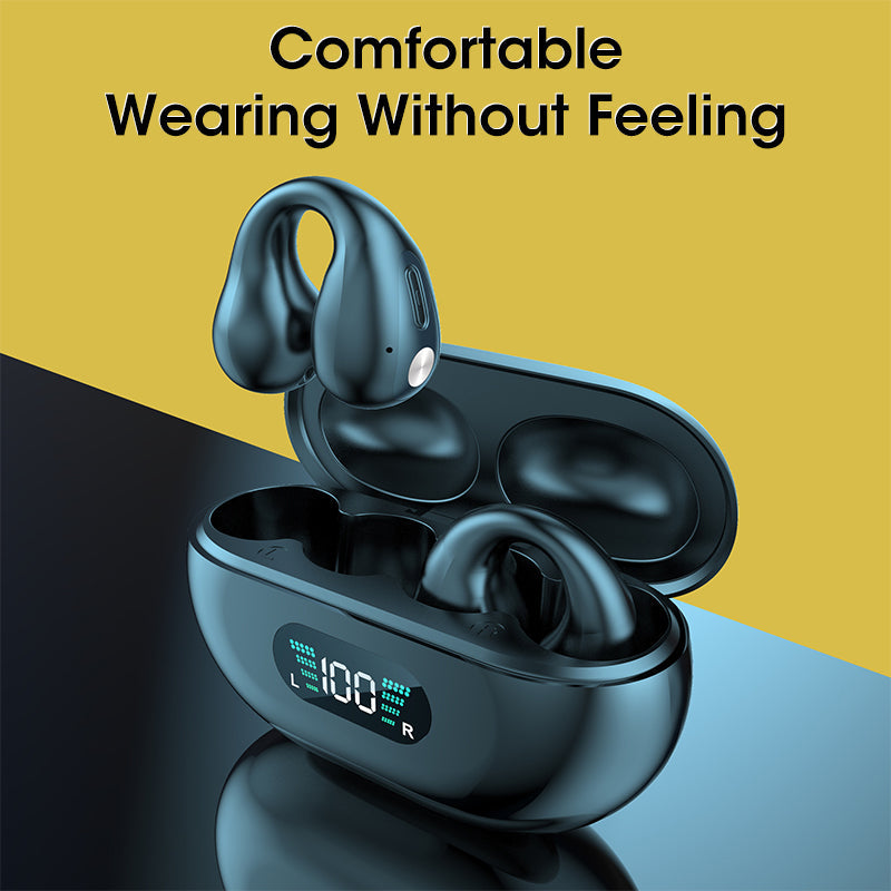TWS Sports Running Earbuds | Ear Clip | Bluetooth 5.3