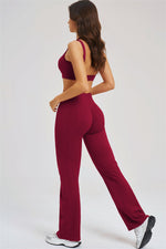 The Sizzle Sports Bra Flared Leggings | 2-Piece Set