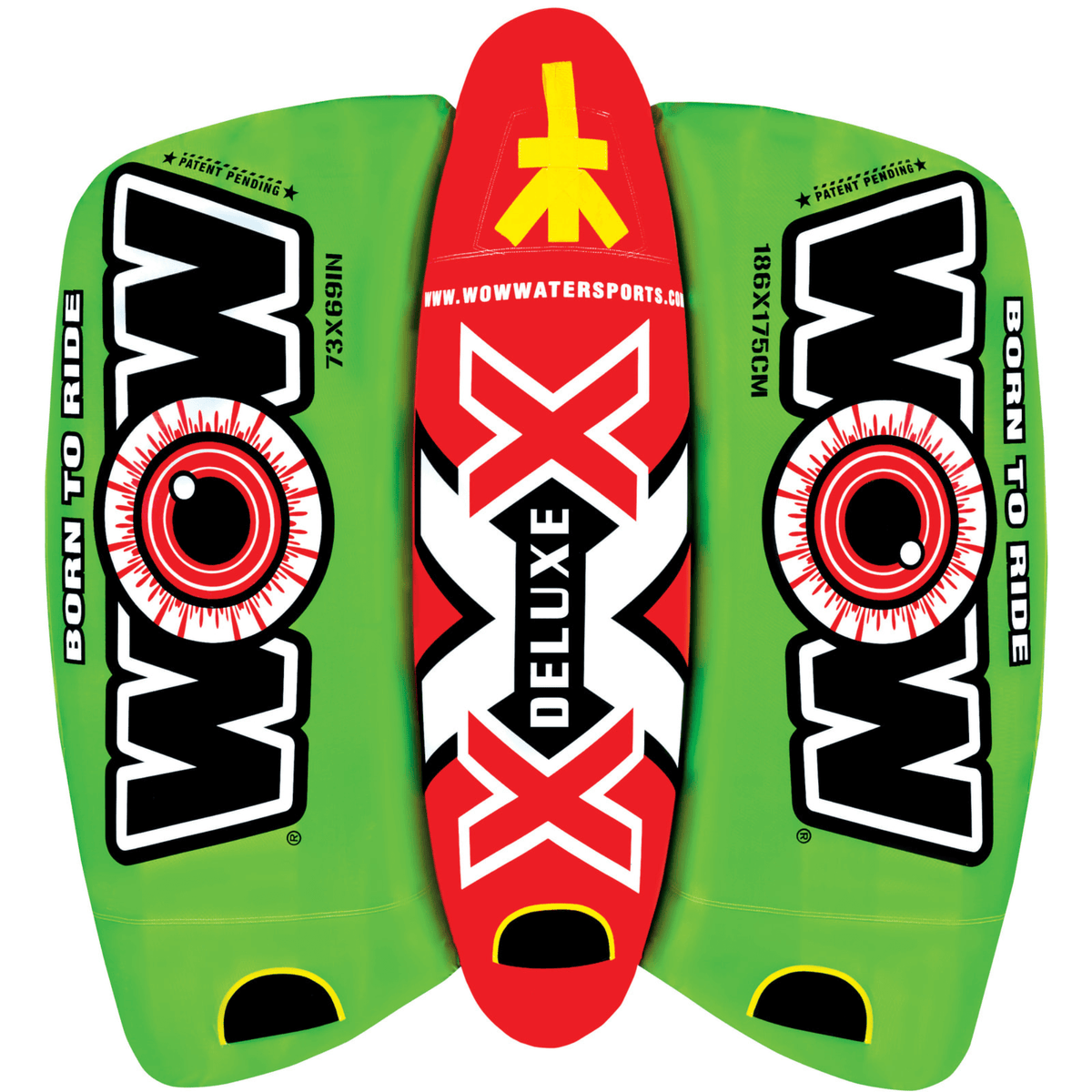 WOW Watersports Big Bazooka 4 Person Towable with Optional Steering Capability