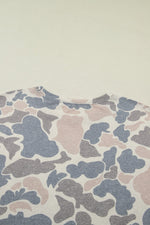 Mya Camo Loose Tee Set