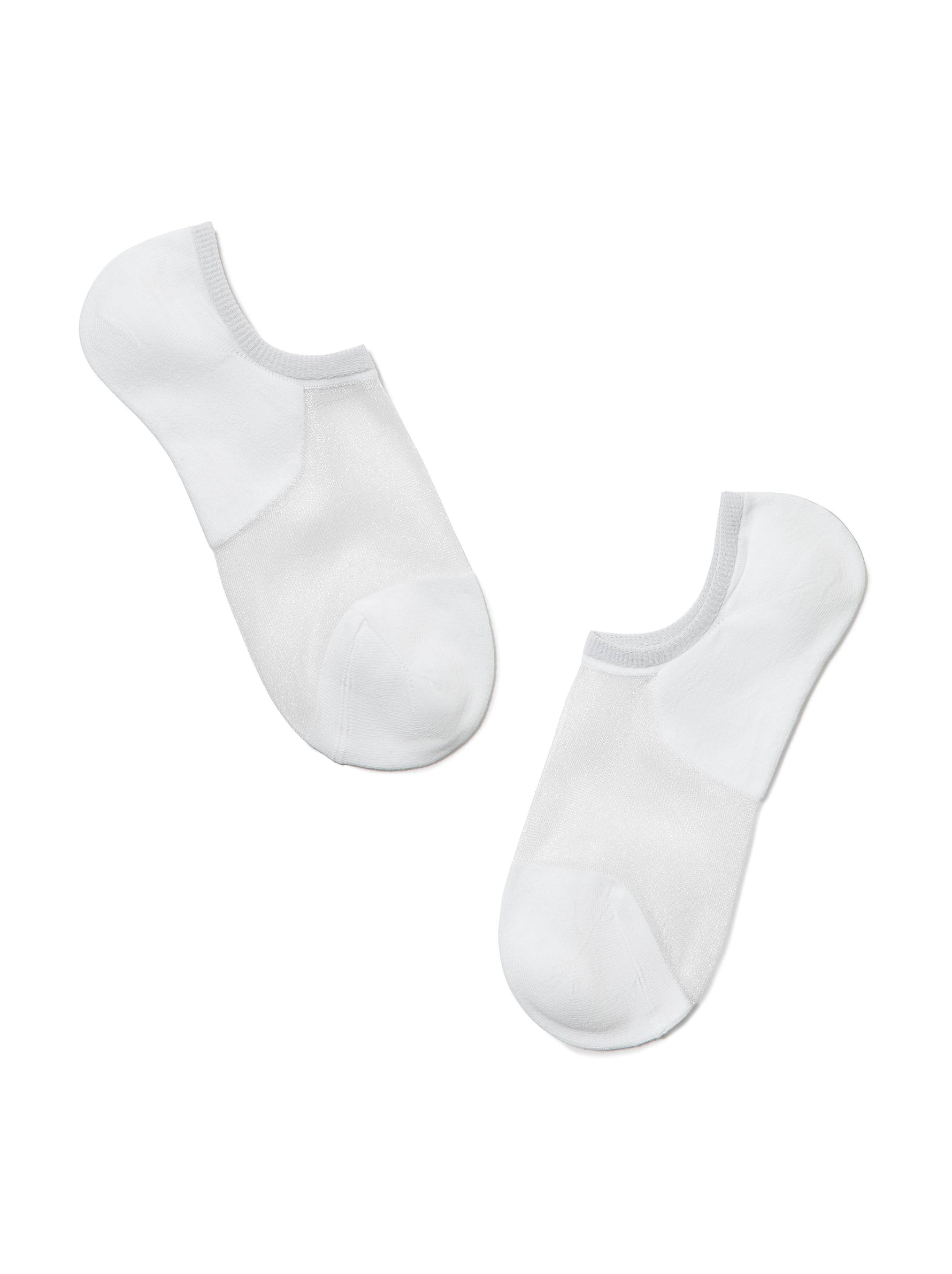 Conte Active Cotton Ultra-Short Women's Socks with Sheer Mesh Insert | #18S-4SP(000)