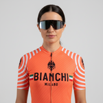 Bianchi Milano Altana Women's Cycling Jersey | Salmon
