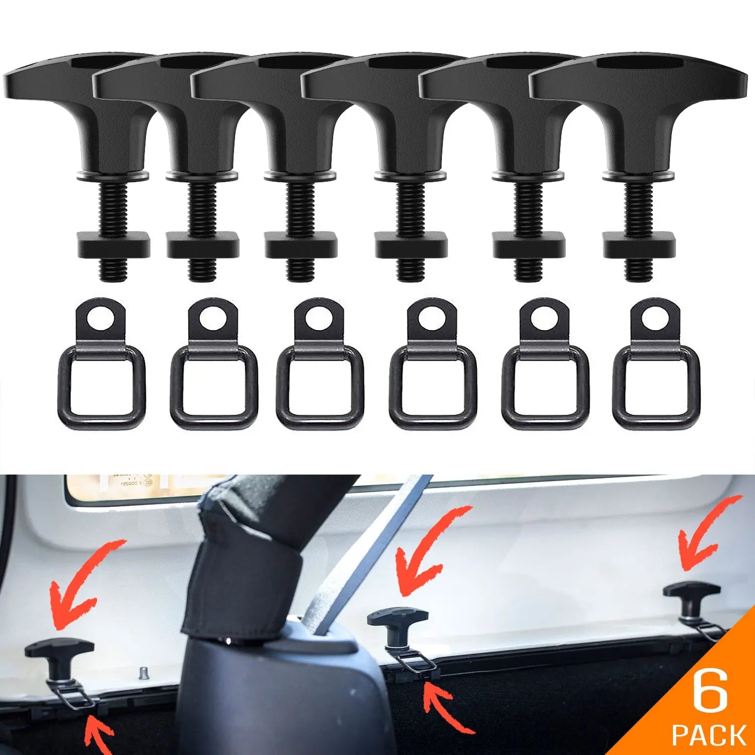 Jeep Wrangler Tie-Down Anchor PRO | Versatile Quick-Release