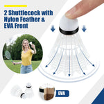 Adjustable Badminton Net Stand with Portable Carry Bag | 10'/14'