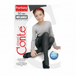 Conte Mélange Fantasy Elegant Thick 3D Tights for Girls | 50 Den