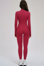 The Kinetic Zip Jacket Sports Bra Leggings | 3-Piece Set