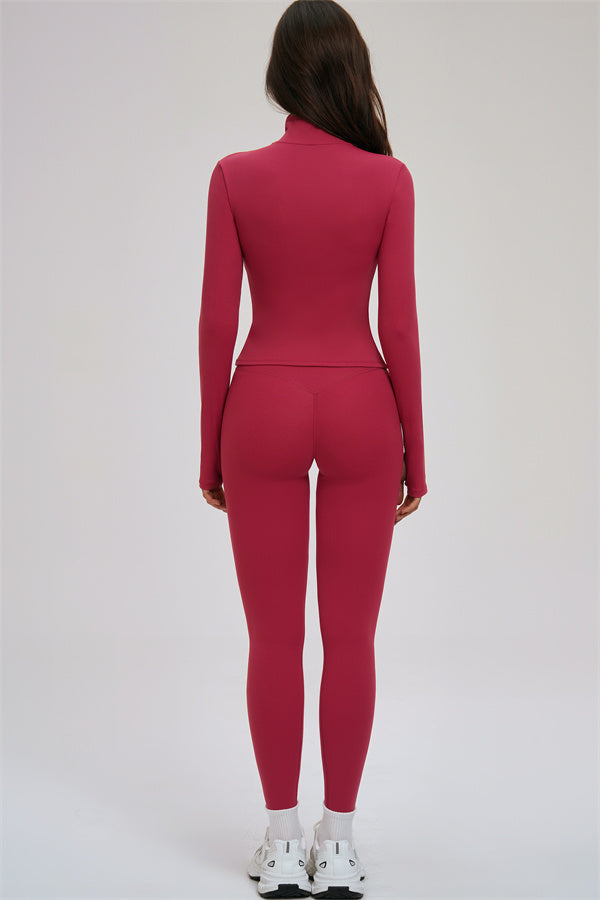 The Kinetic Zip Jacket Sports Bra Leggings | 3-Piece Set