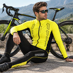 Long-Sleeved Windproof Cycling Jersey Suit