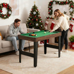 10-in-1 Combo Game Table Set 50" Multi-Game Table with Foosball | Brown