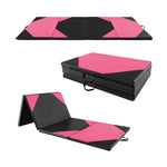 Folding Exercise Mat with Hook and Loop Fasteners | 10' x 4' x 2"