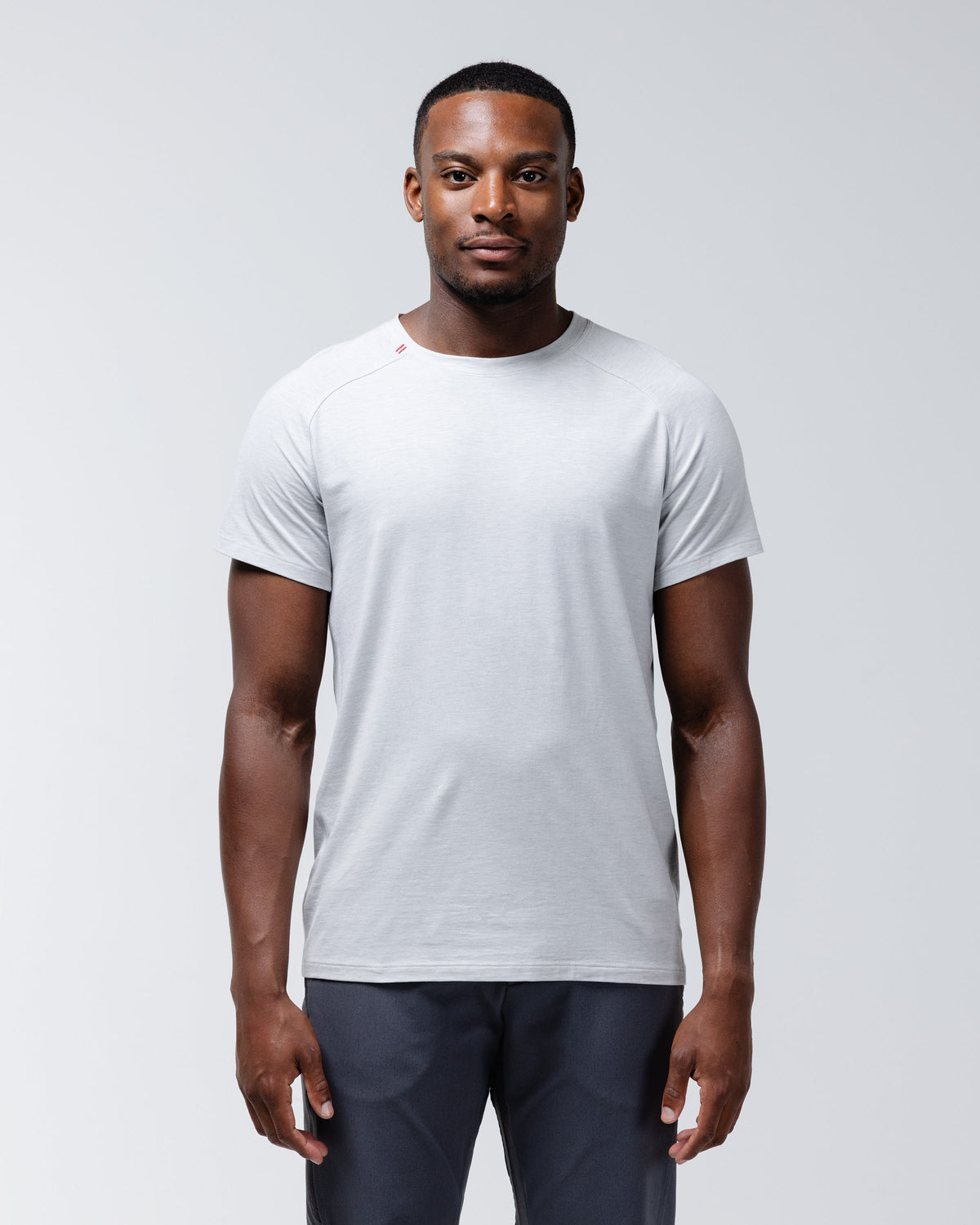 Icon Crew Tee | Light Grey