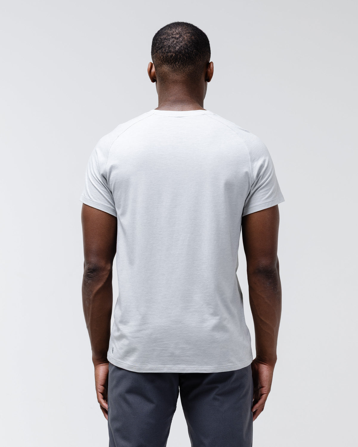 Icon Crew Tee | Light Grey
