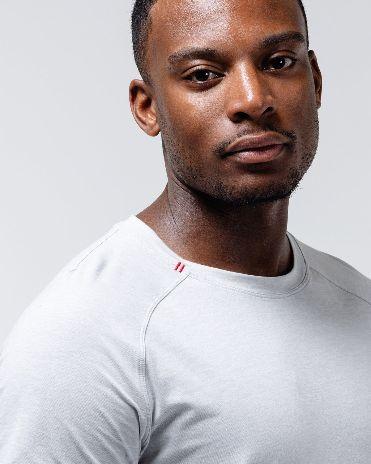 Icon Crew Tee | Light Grey