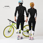 Long-Sleeved Windproof Cycling Jersey Suit