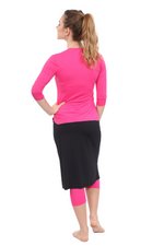 Relaxed Fit 3/4 Sleeve Swim & Exercise Top | Quick-Dry UPF 50+ Protection