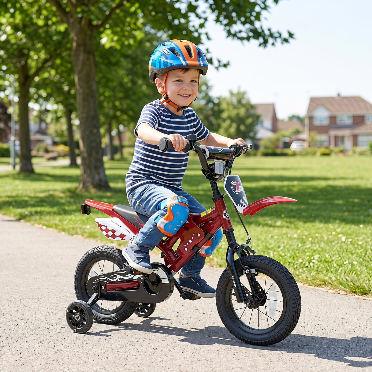 Kids Bike with Training Wheels 18" | Ages 3-4
