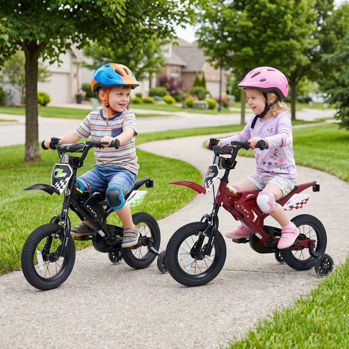 Kids Bike with Training Wheels 18" | Ages 3-4