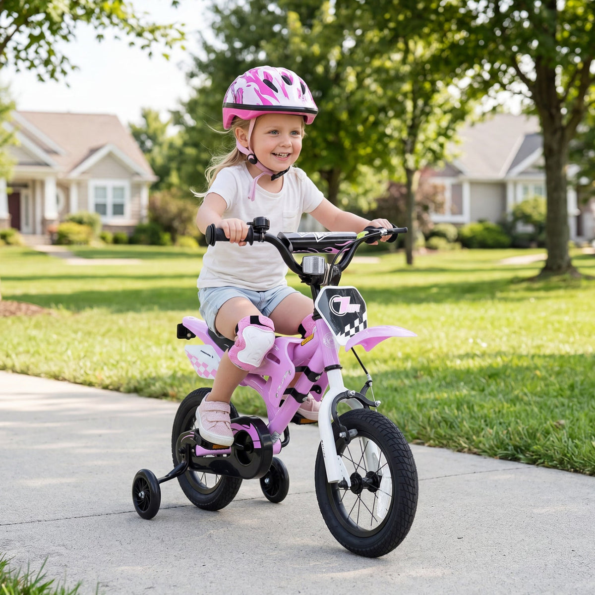 Kids Bike with Training Wheels 18" | Ages 3-4