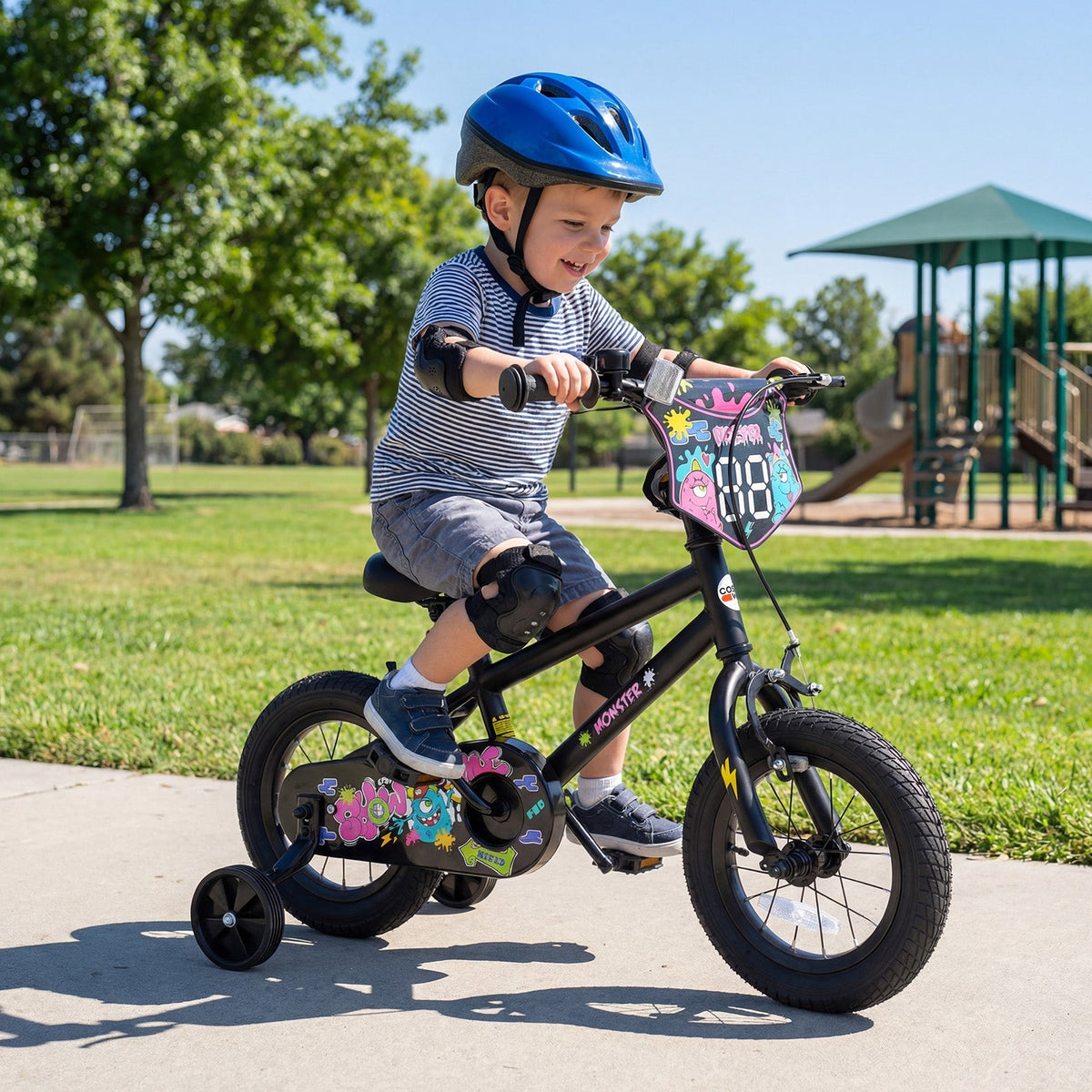 Kids Bike with Training Wheels for Ages 4-8 | 12-18"