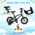 Kids Bike with Training Wheels for Ages 4-8 | 12-18"