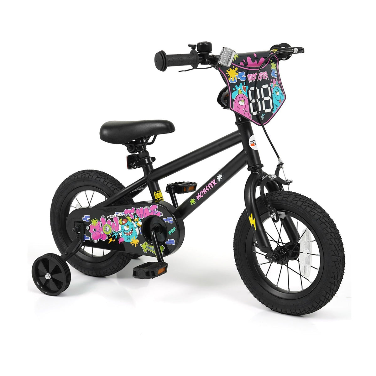 Kids Bike with Training Wheels for Ages 4-8 | 12-18"