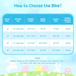 Girls Bike with Training Wheels and Front Bag | 12-18"