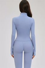 The Kinetic Zip Jacket Sports Bra Leggings | 3-Piece Set