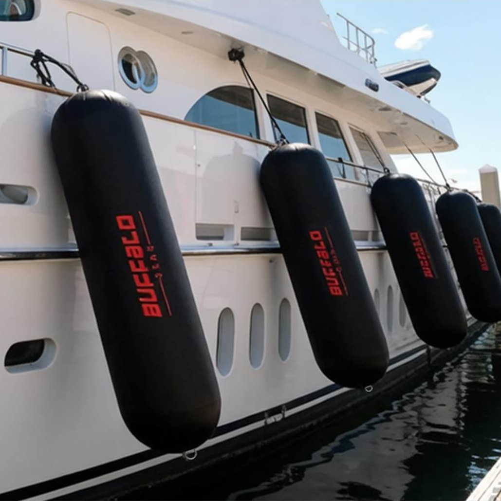 13" x 47.2" Inflatable Boat Fender with Electric Pump
