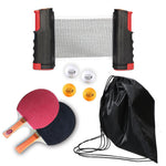 Portable Table Tennis Racket Set