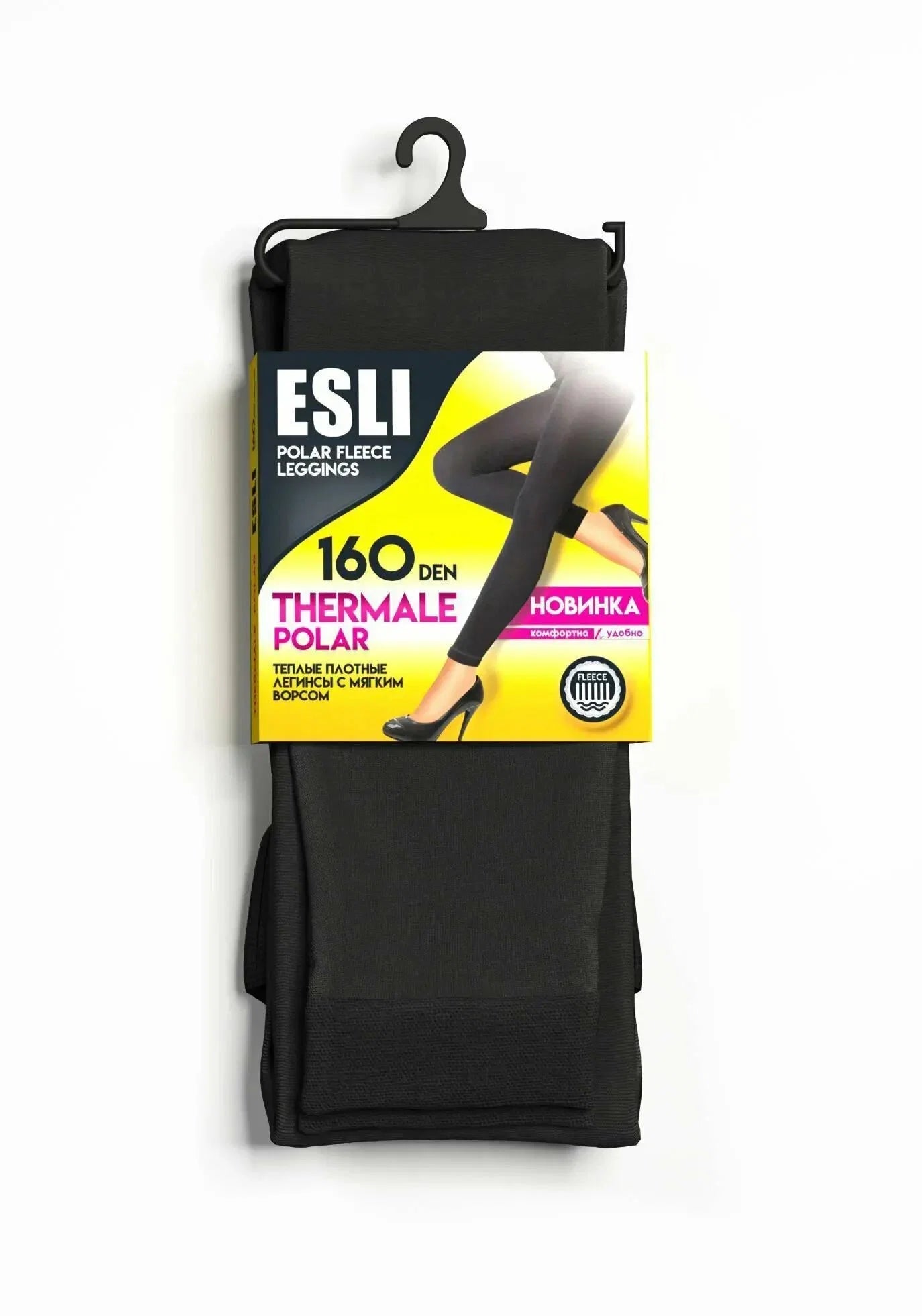 Conte Esli Polar Fleece Warm Women's Leggings with Soft Pile | 160 Den (TY 489)